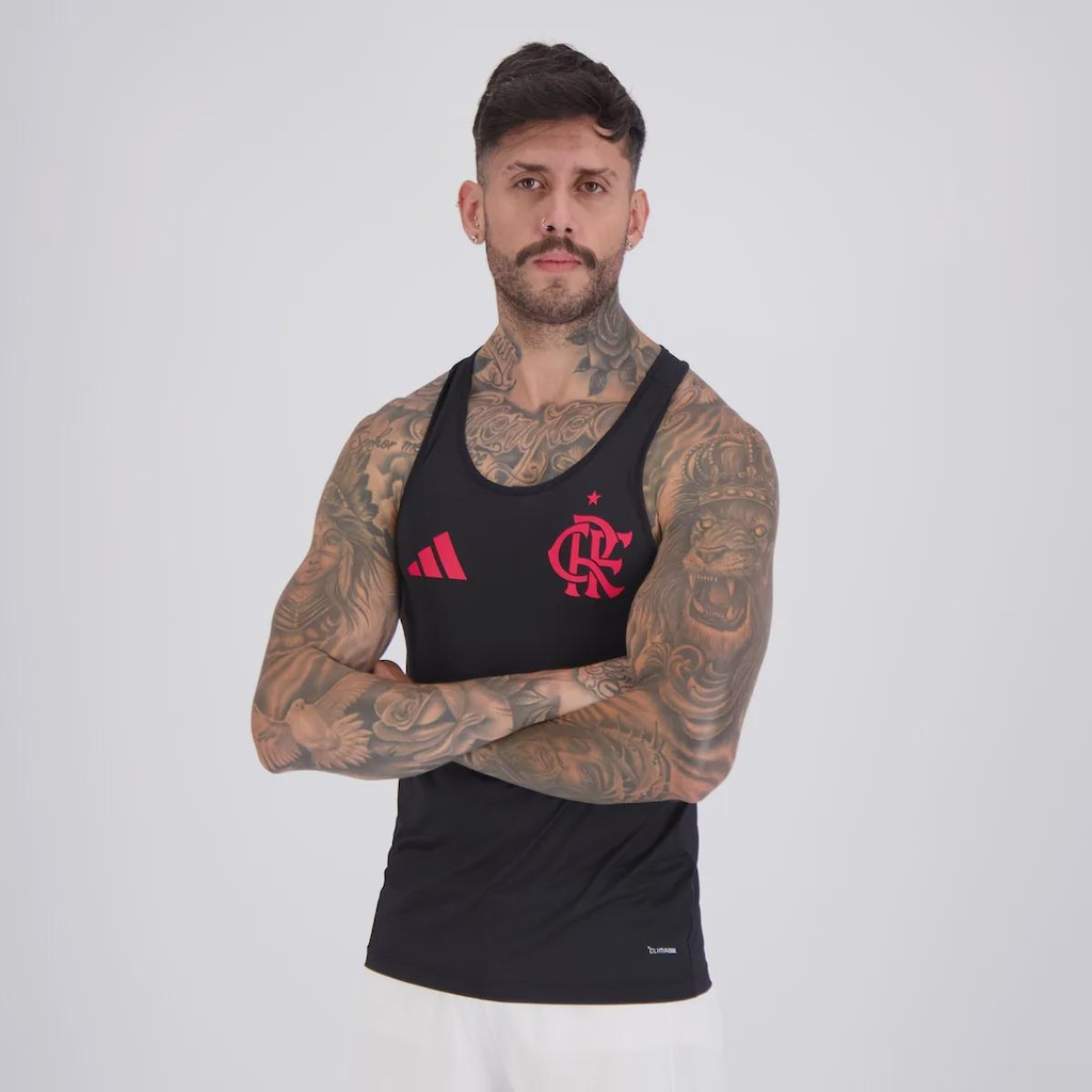 Imagem 3 do produto Regata do Flamengo 3S adidas - Masculina