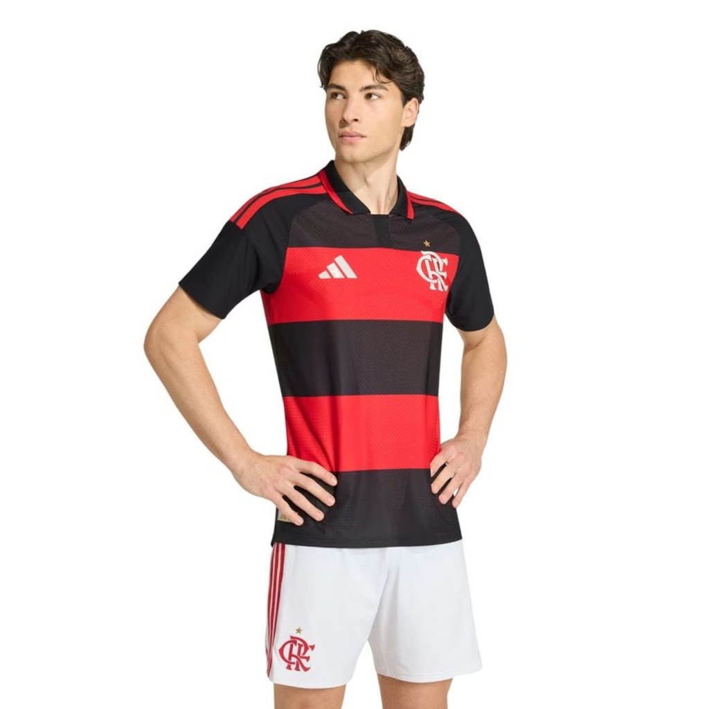Imagem 3 do produto Camiseta do Flamengo Jogador I 26 adidas - Masculina