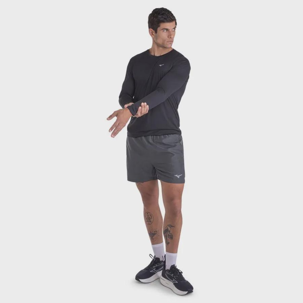 Imagem 4 do produto Camiseta de Corrida Manga Longa Mizuno Nirvana Masculina