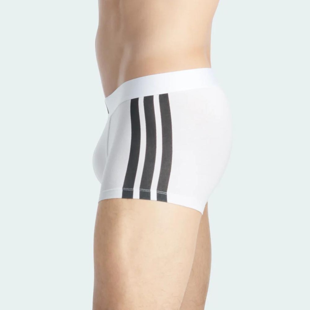 Imagem 3 do produto Kit Cueca Boxer adidas 3Listras Active Flex Algodão com 2 Peças - Masculina