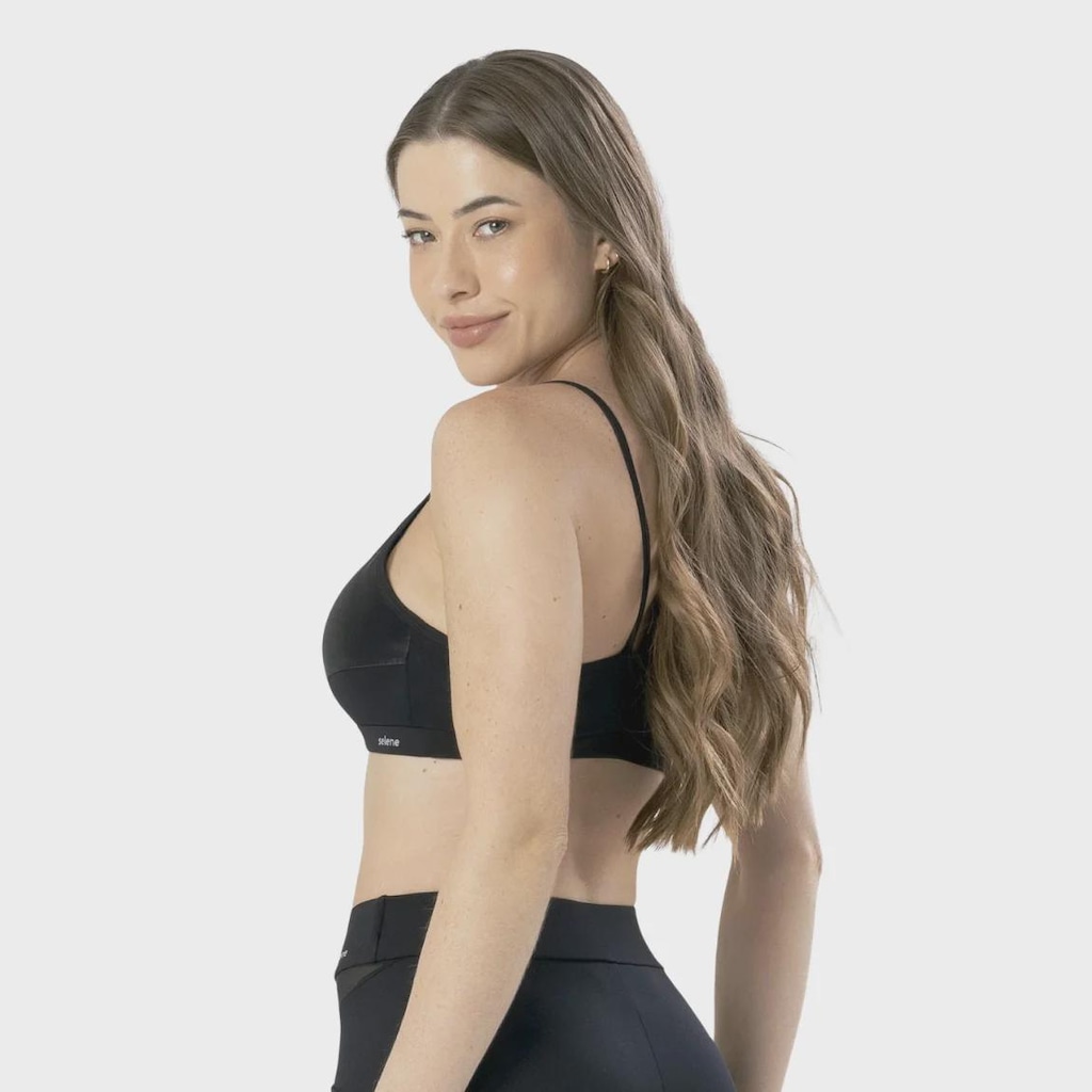 Imagem 3 do produto Top Selene Com Bojo e Recorte Cirrê - Feminino