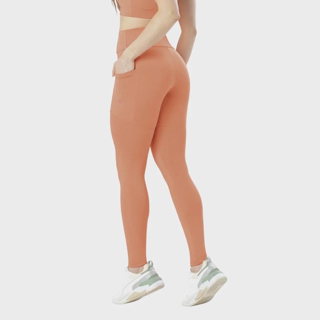 Imagem 3 do produto Calça Legging Selene Com Bolso e Recorte - Feminina