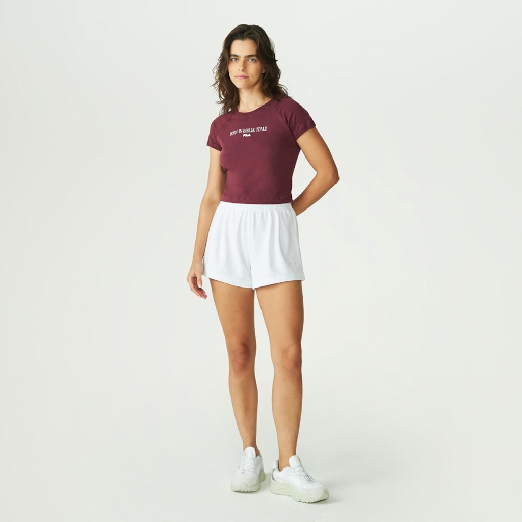 Imagem 3 do produto Camiseta Fila Slim Letter Feminina