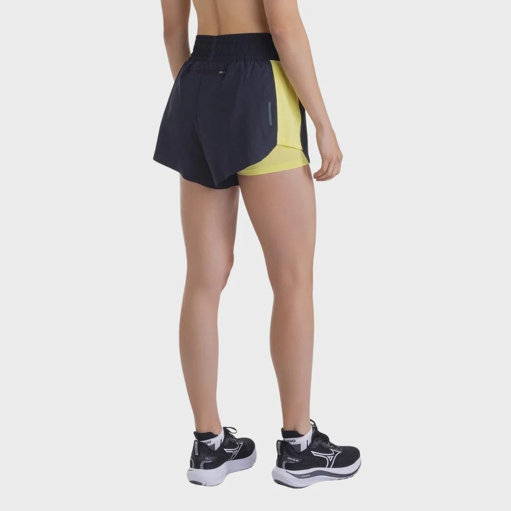 Imagem 3 do produto Short Mizuno High 2 X 1 Corrida Feminino