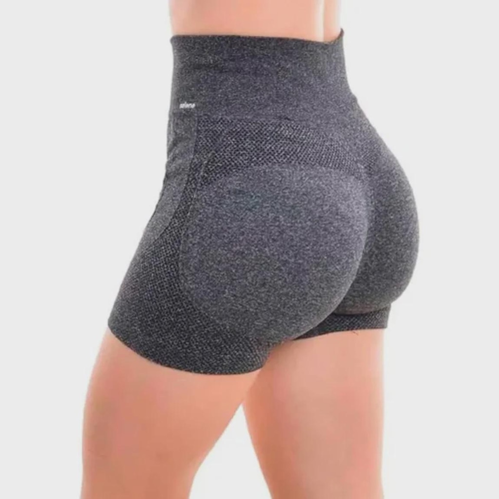 Imagem 2 do produto Short Feminino Selene Fitness Levanta Bumbum Sem Costura