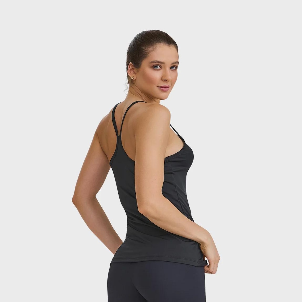 Imagem 2 do produto Camiseta Regata Caju Brasil Alça fina UV Dry Clássica Feminina