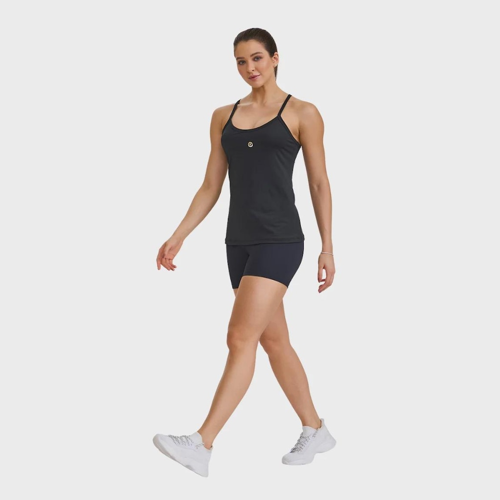 Imagem 3 do produto Camiseta Regata Caju Brasil Alça fina UV Dry Clássica Feminina