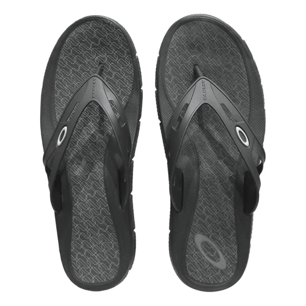 Imagem 2 do produto Chinelo Oakley Operative Heritage Jet Black - Masculino