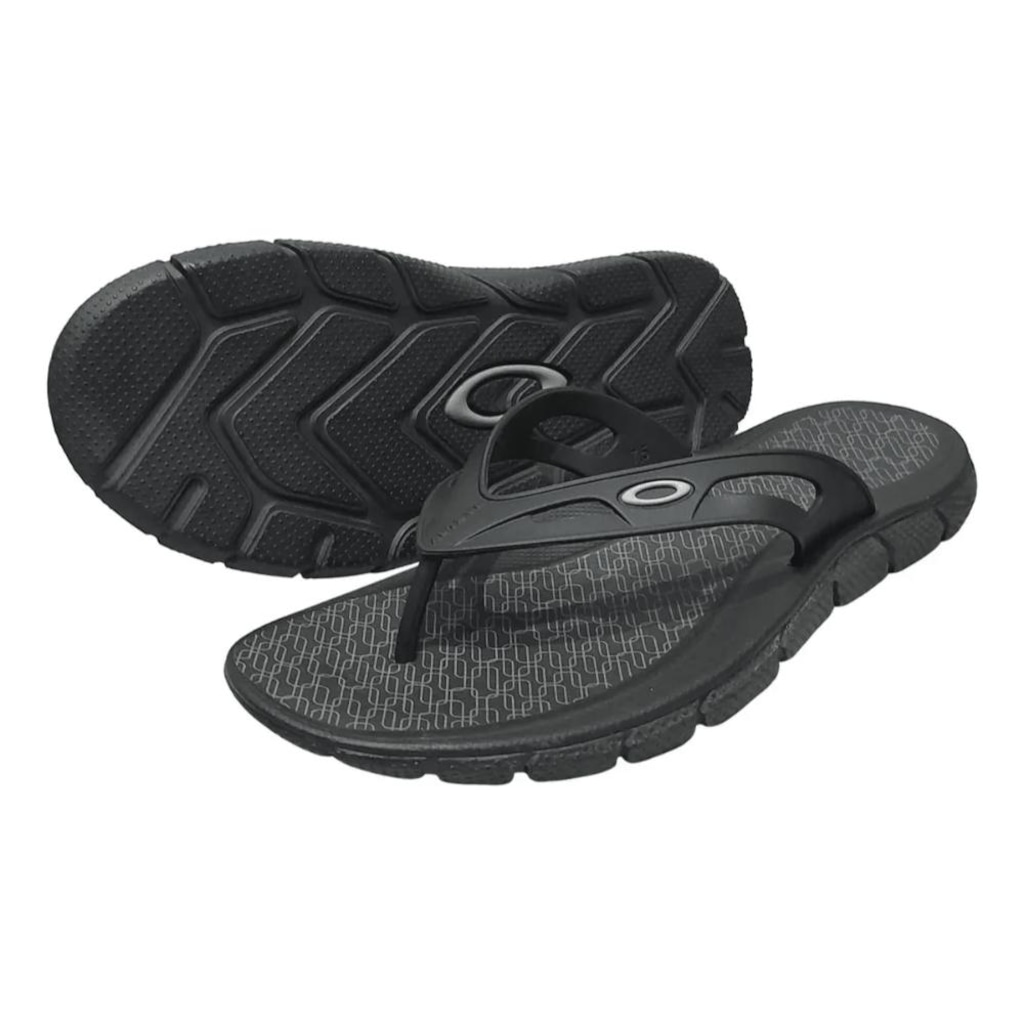 Imagem 3 do produto Chinelo Oakley Operative Heritage Jet Black - Masculino