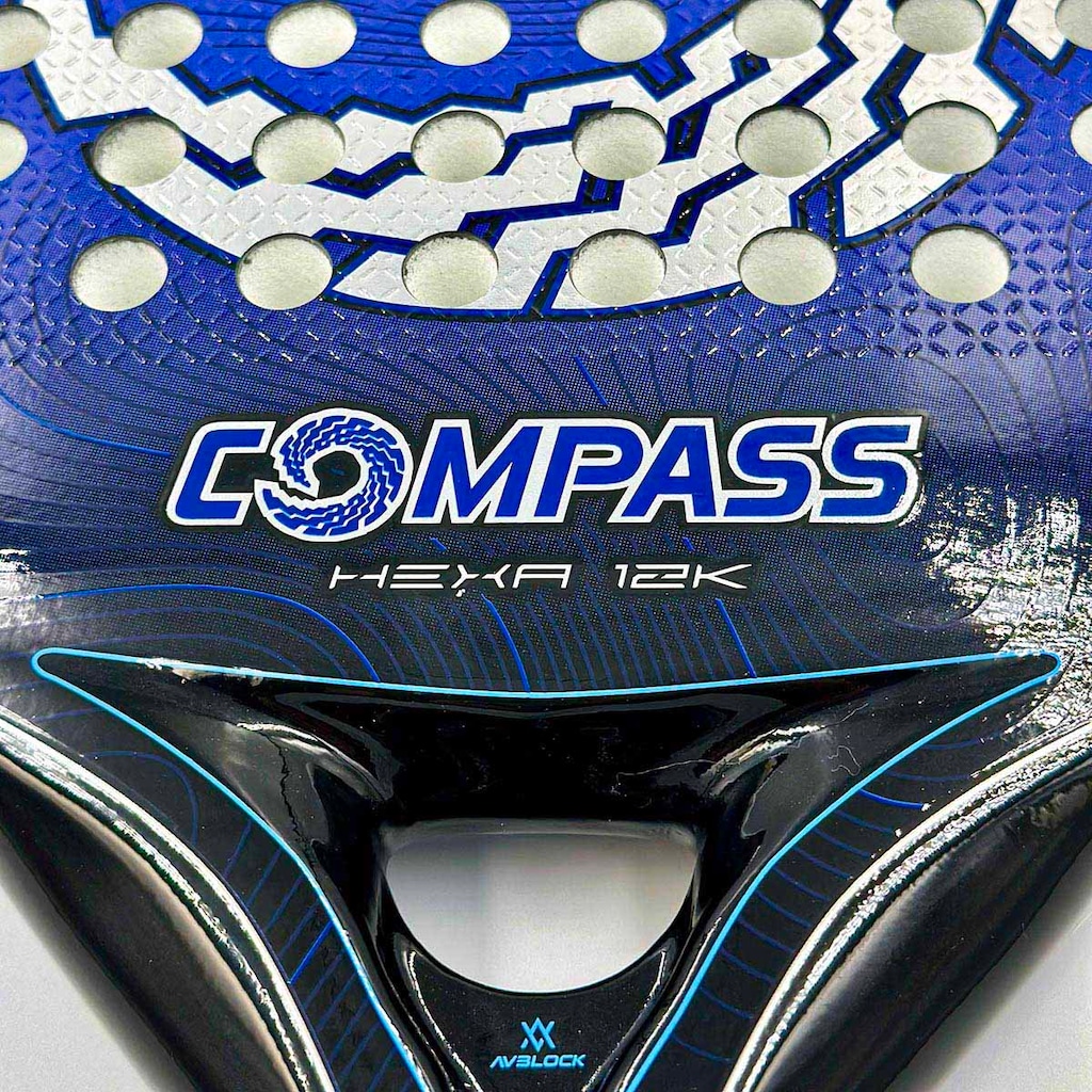 Imagem 2 do produto Raquete Padel Compass Hexa GB 12k 2026 Gervasio Del Bono