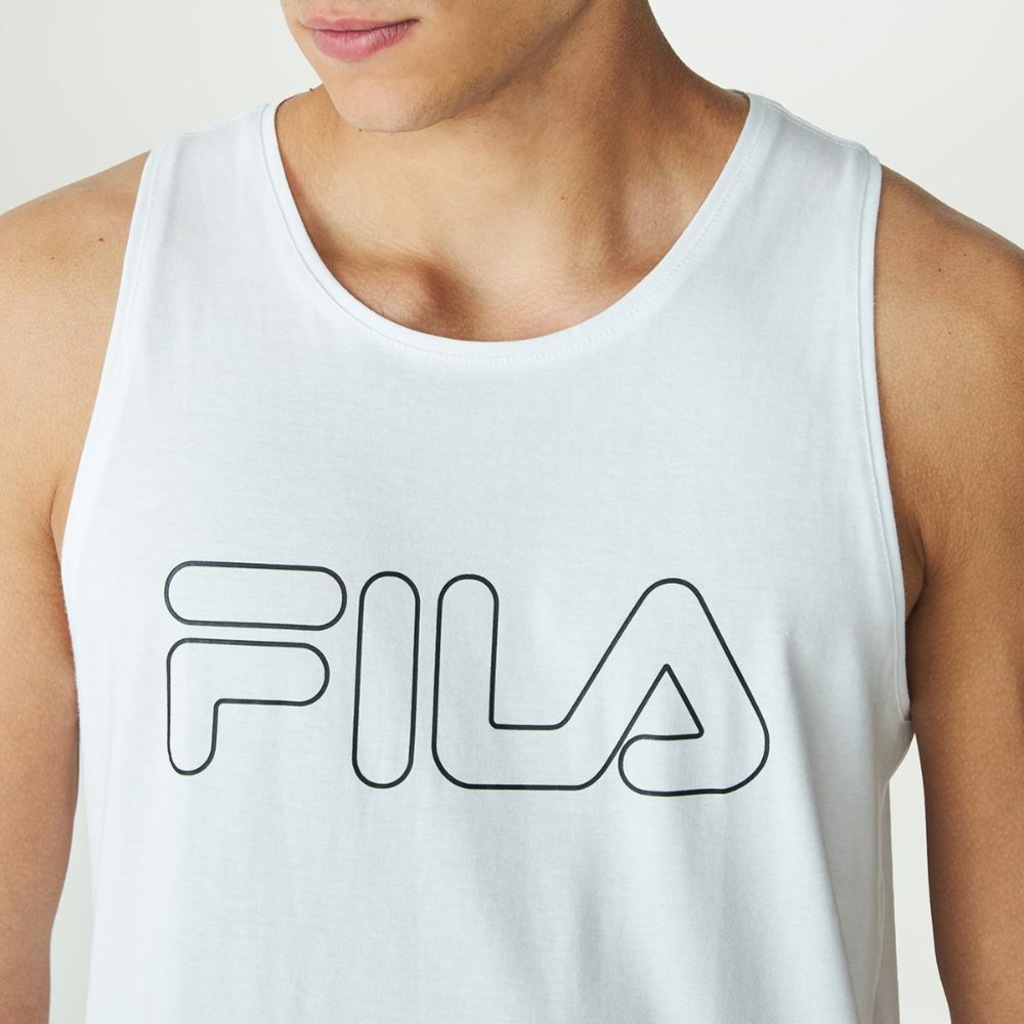 Imagem 4 do produto Camiseta Regata Fila Letter Outline Masculina