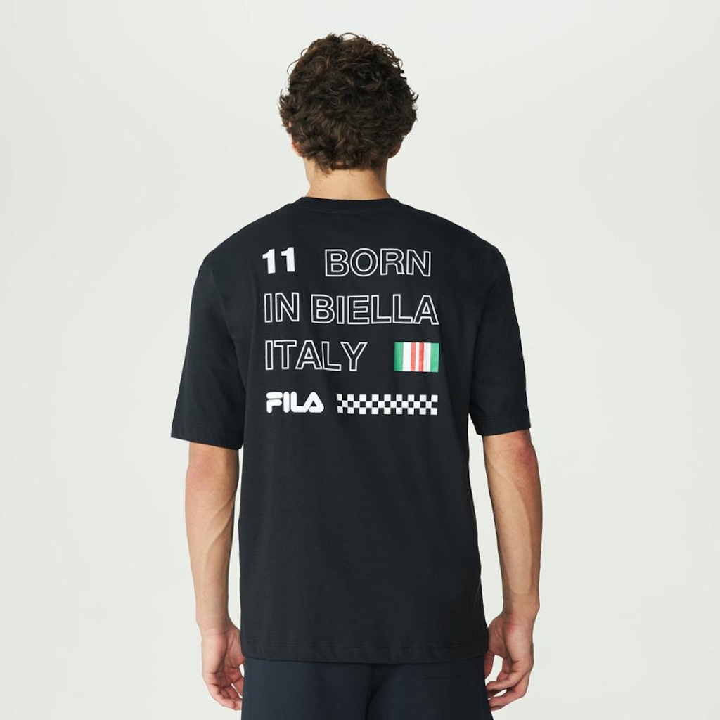 Imagem 2 do produto Camiseta Fila Over Born In Biella Graphic Masculina