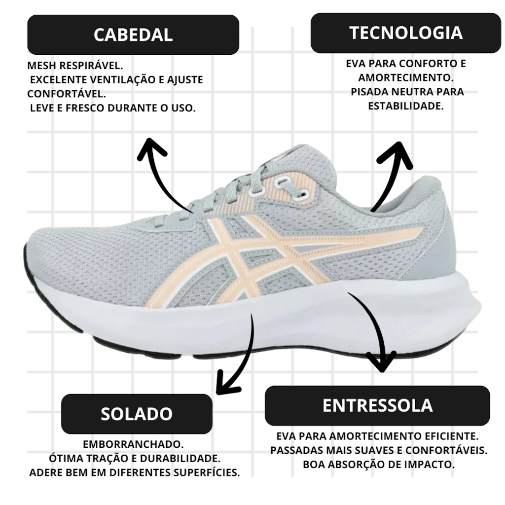 Imagem 3 do produto Tênis Asics Raiden 5 - Feminino