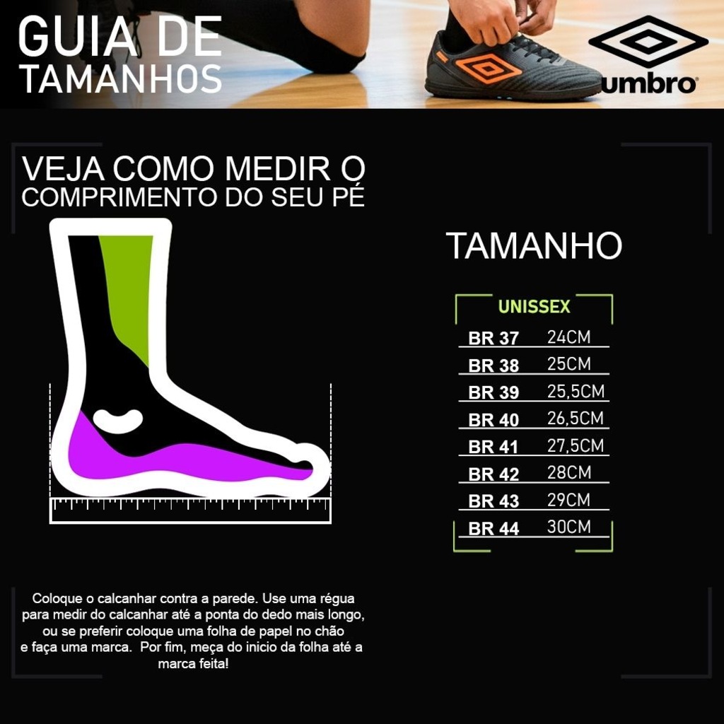Imagem 5 do produto Kit Chuteira de Futsal Adulto Adamant Top Speed League E Meião - Umbro