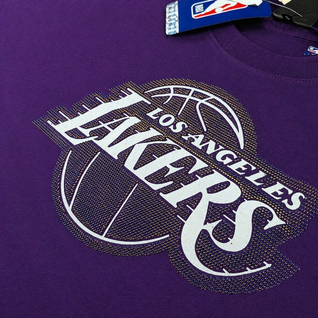 Imagem 4 do produto Camiseta Cropped Los Angeles Lakers NBA- Feminino