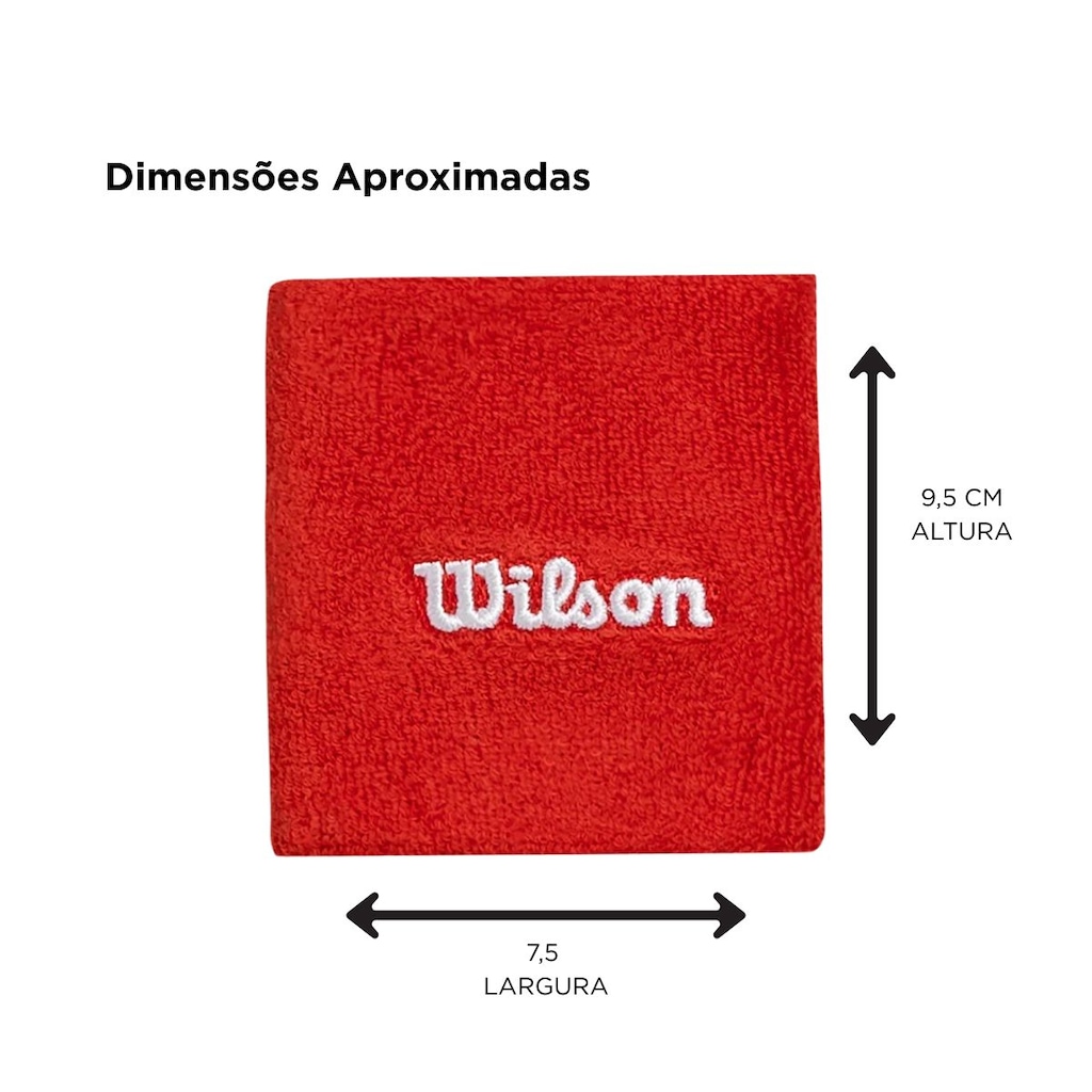Imagem 4 do produto Par de Munhequeira Wilson Wristband Beach Tennis -Adulto