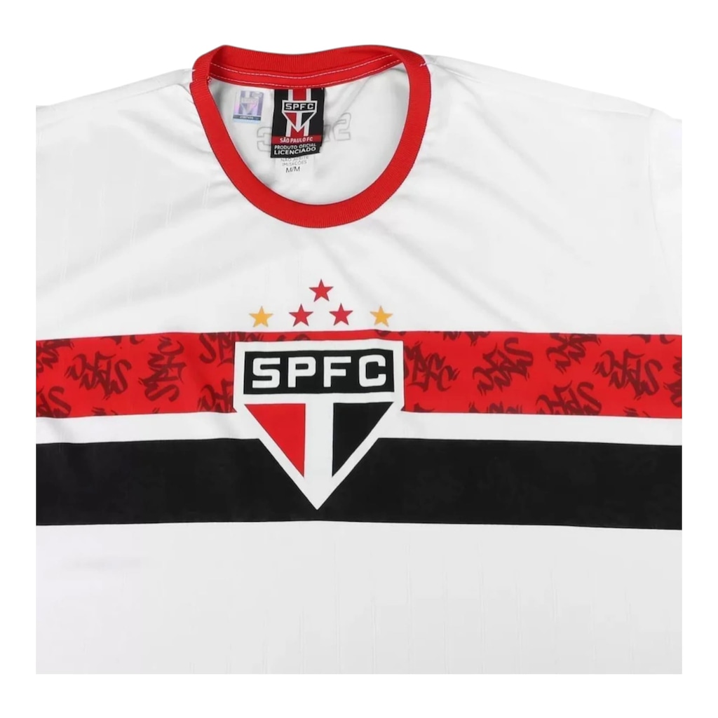 Imagem 3 do produto Camiseta do São Paulo Braziline Stencil - Masculina