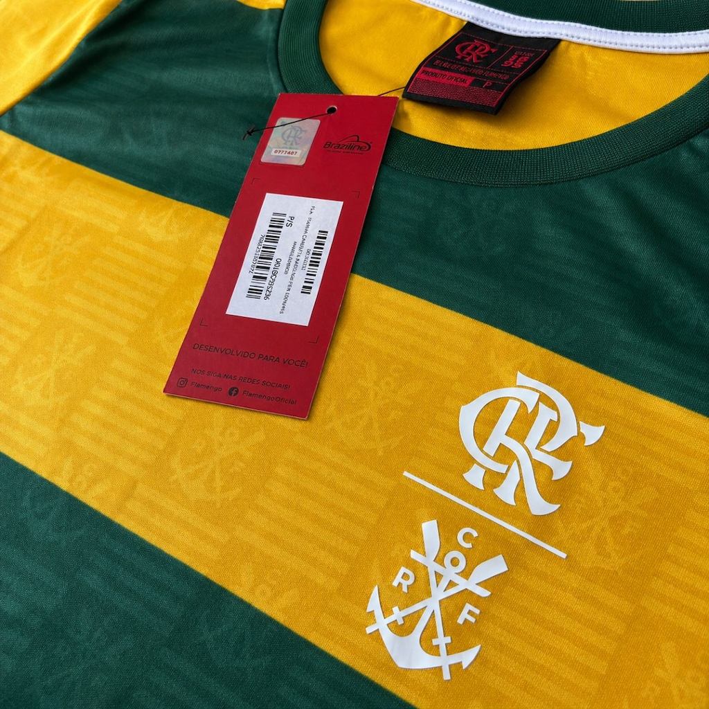 Imagem 4 do produto Camisa do Flamengo Pairar Edição Especial Brasil Braziline - Masculina