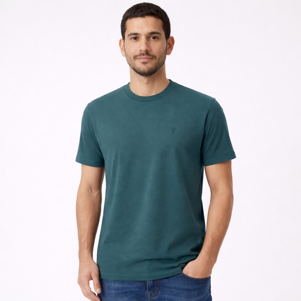 Imagem 2 do produto Camiseta do Palmeiras Betel Piquet Símbolo Bordado - Masculina