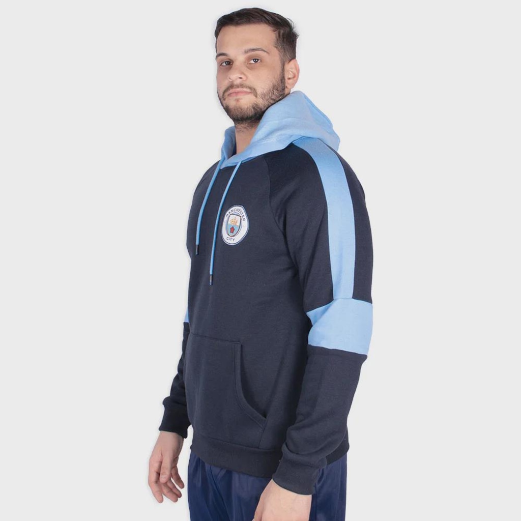 Imagem 2 do produto Blusão de Moletom Canguru Balboa Manchester City - Masculina