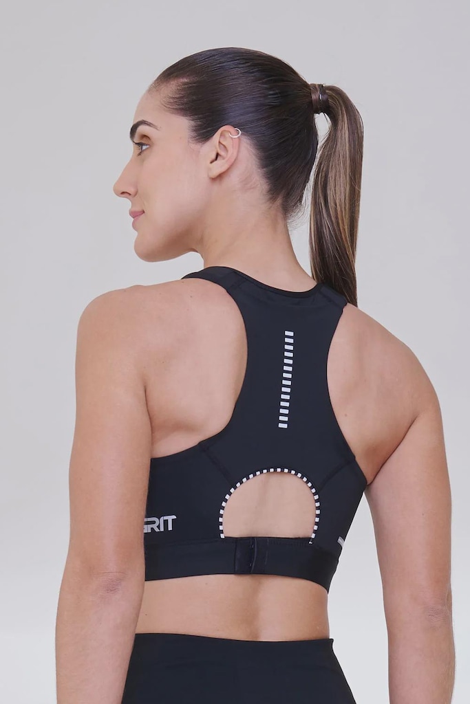 Imagem 3 do produto Top Fitness Authen Grit Bossa Ajustável com Zíper - Feminino