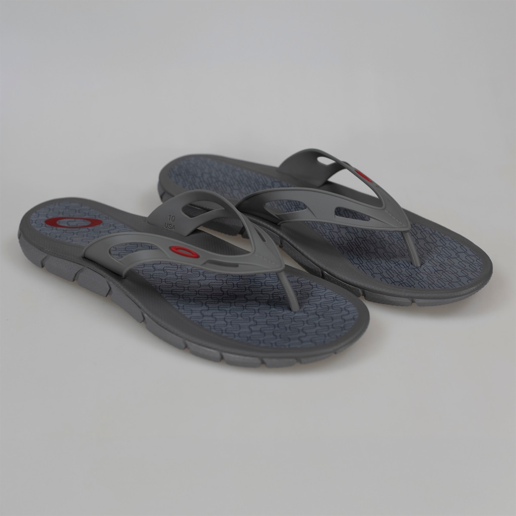 Imagem 2 do produto Chinelo Oakley Operative Heritage Grigio Scuro - Masculino