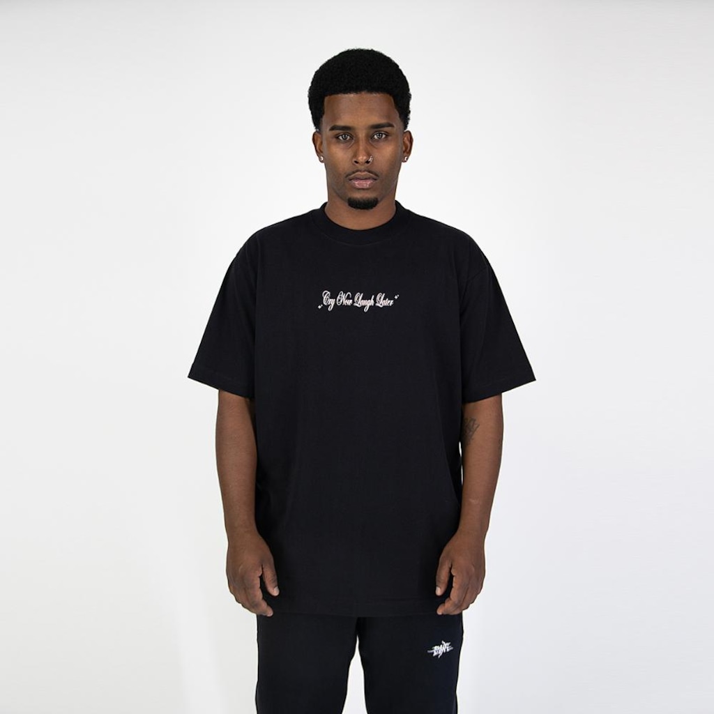 Imagem 4 do produto Camiseta Sufgang Modelo Cry Now Laugh Later - Masculina