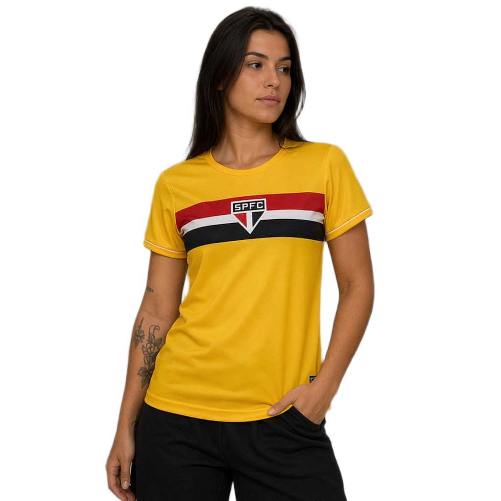 Imagem 3 do produto Camisa do São Paulo Brasil Braziline - Feminino