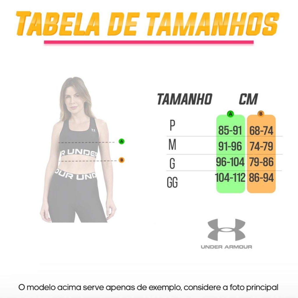 Imagem 3 do produto Top Under Armour HG Authentics Mid - Feminino