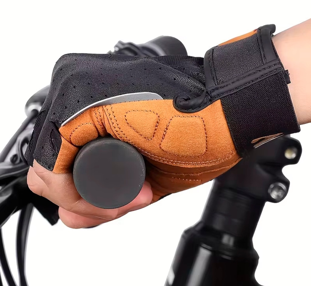 Imagem 2 do produto Luvas Esportiva Gold Sports West Cycling Meio Dedos Anti Slip Com Tecido e Respirável