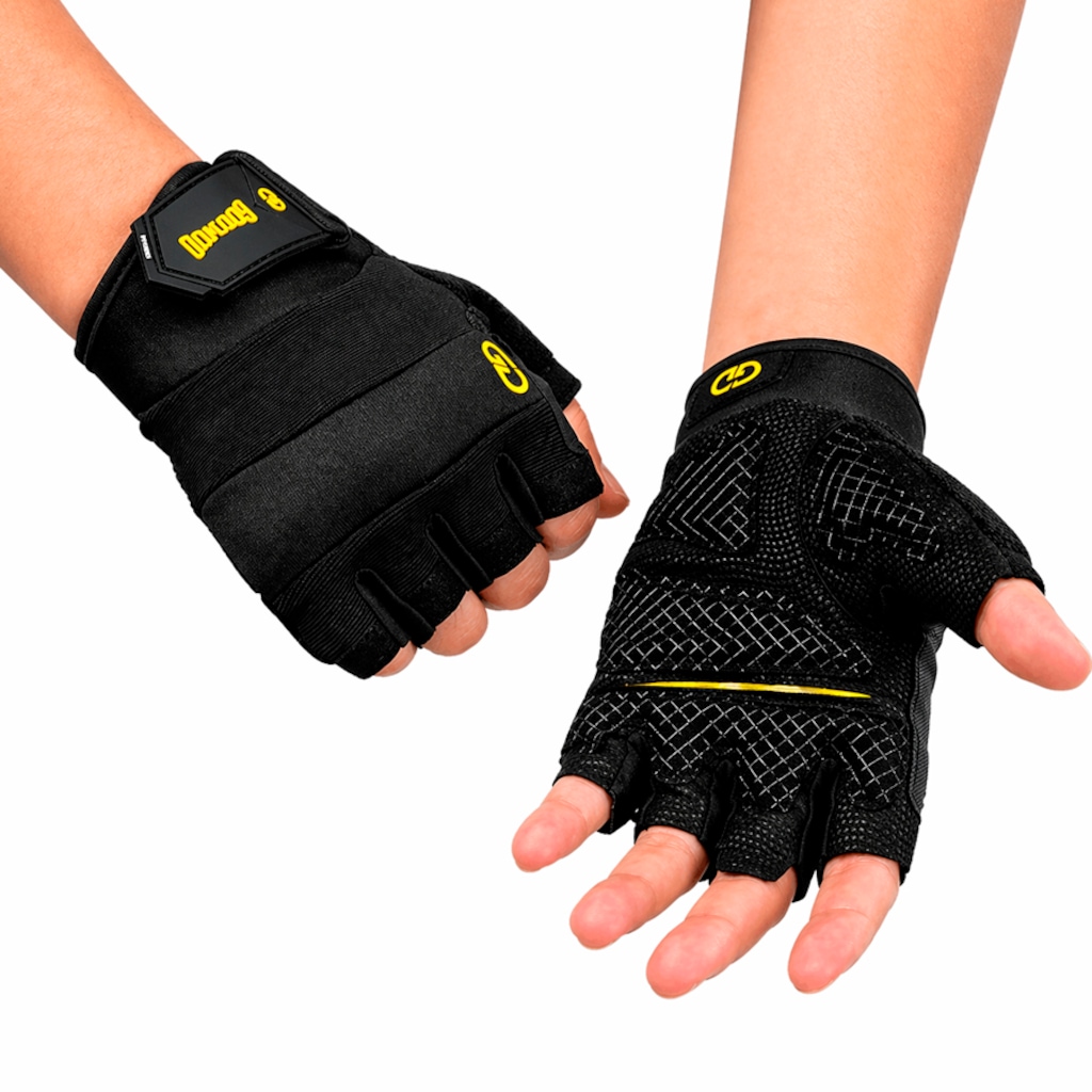 Imagem 3 do produto Luvas Esportiva Gold Sports Gear Gounod Performance Anti Slip Gel e Tecido Respirável