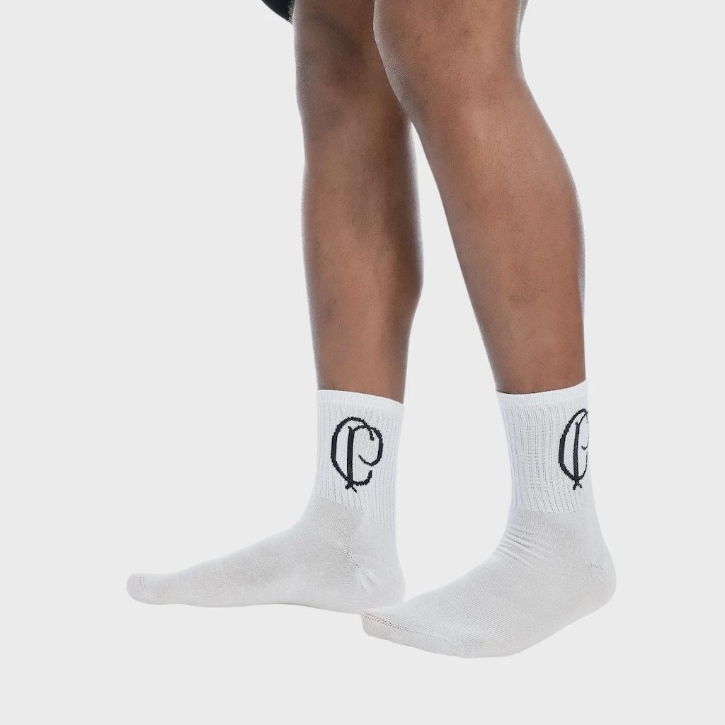 Imagem 2 do produto Meia do Corinthians Coimbra Cano Médio