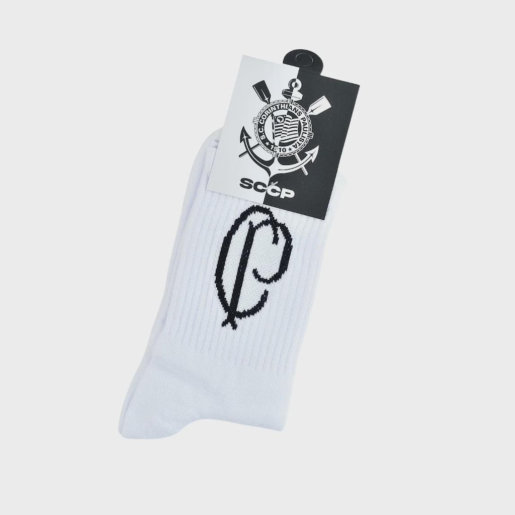 Imagem 4 do produto Meia do Corinthians Coimbra Cano Médio