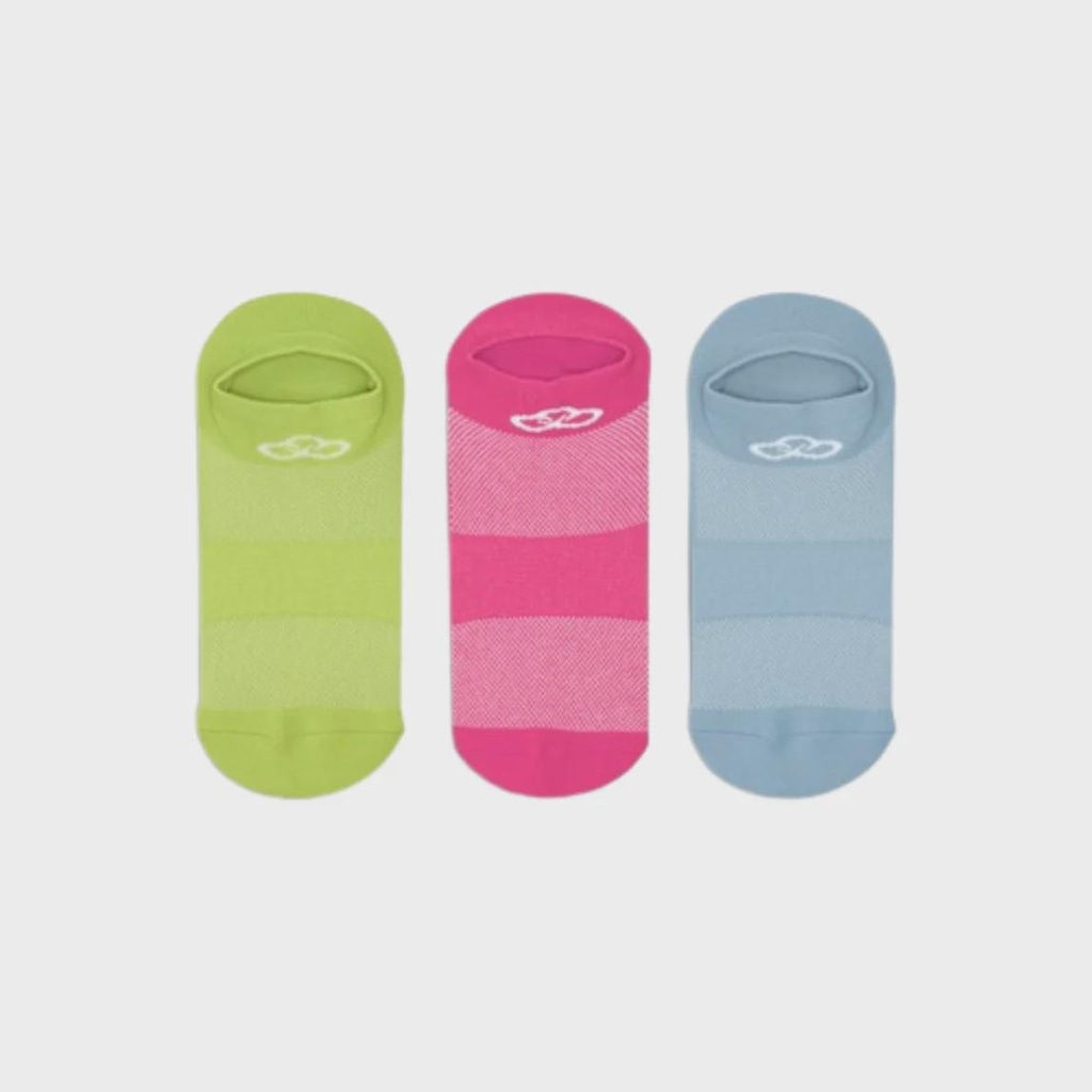 Imagem 2 do produto Kit 3 Pares Meias Olympikus Neon Cano Curto- Feminino