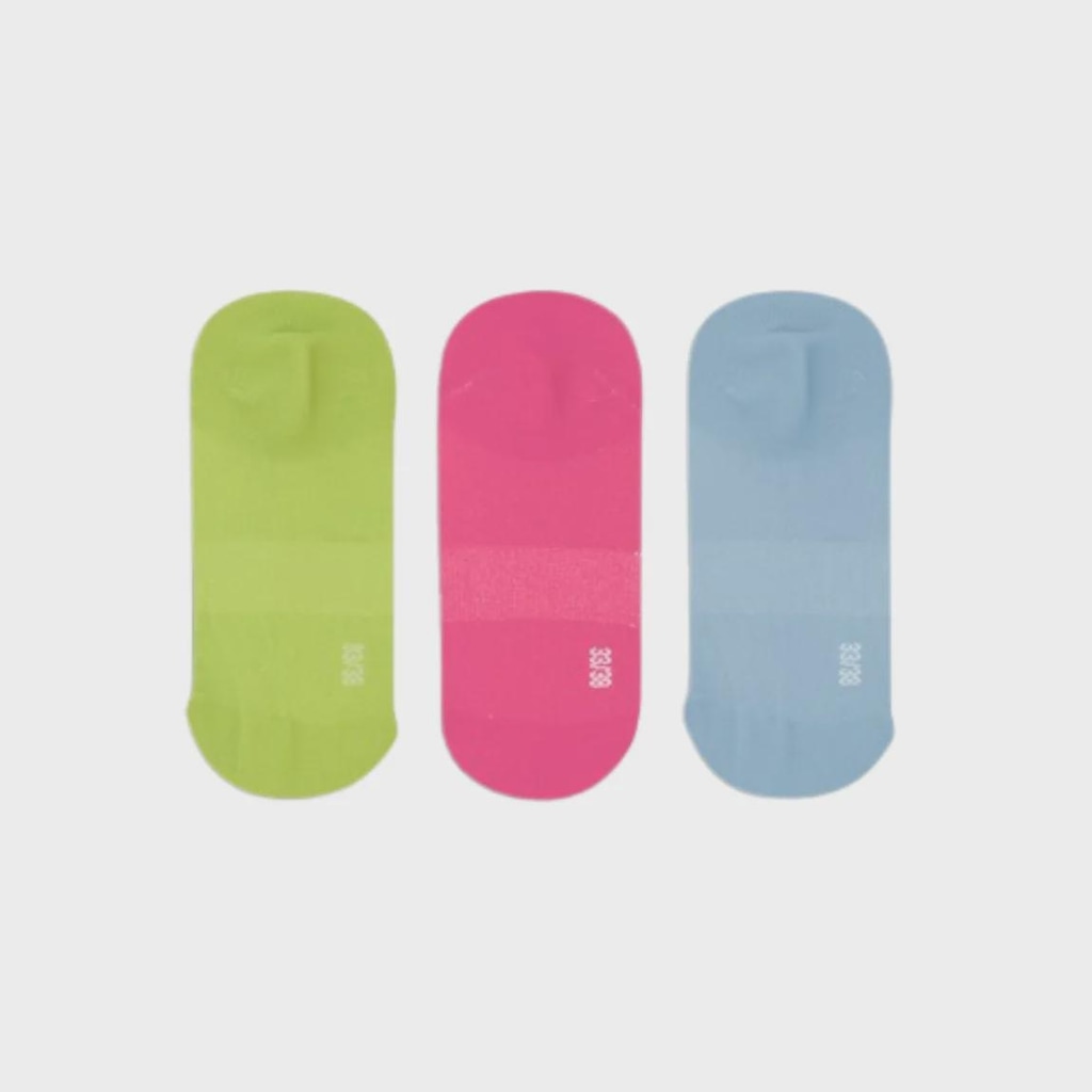 Imagem 4 do produto Kit 3 Pares Meias Olympikus Neon Cano Curto- Feminino