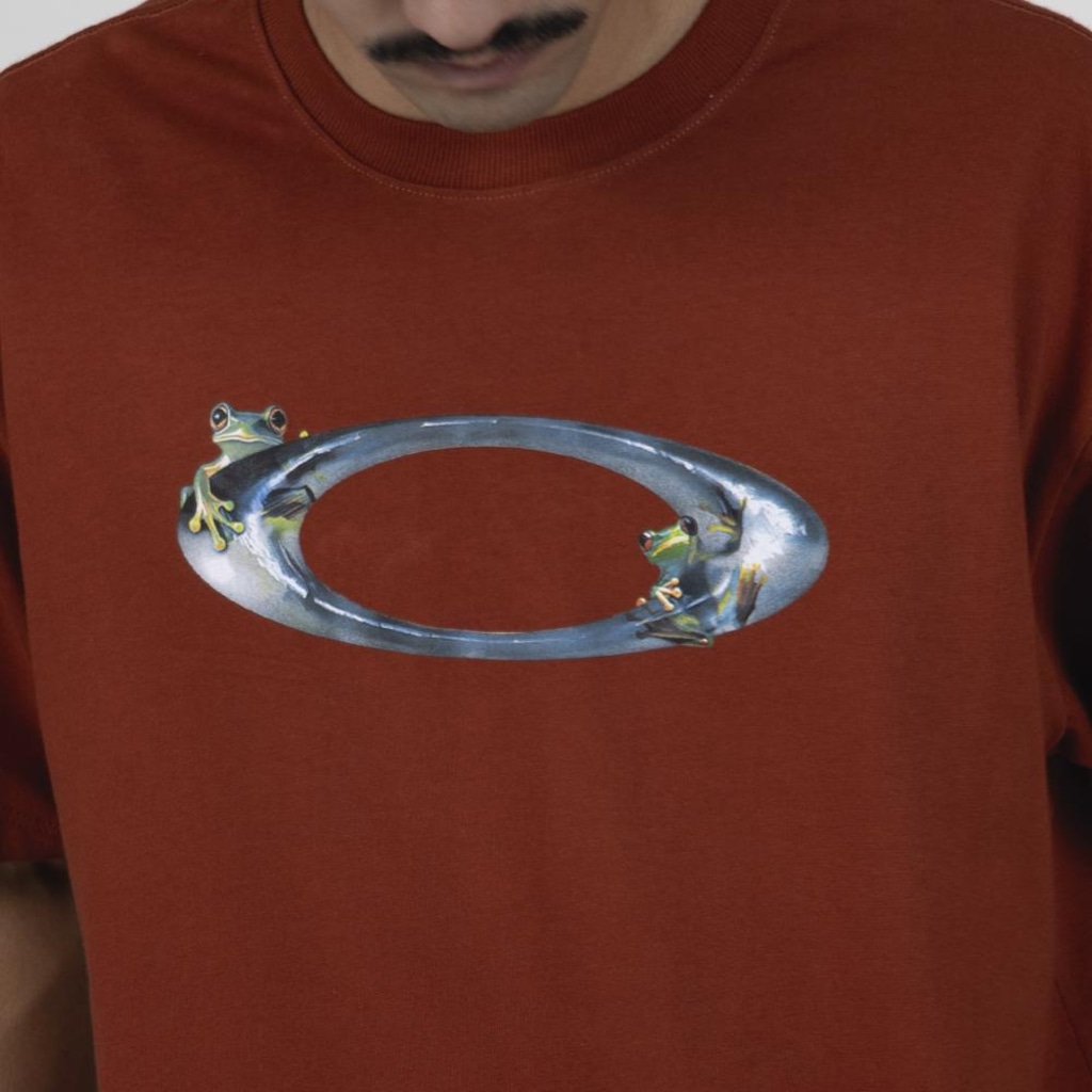 Imagem 5 do produto Camiseta Oakley Jupiter's Adventure SS Tee Flame Red Masculina