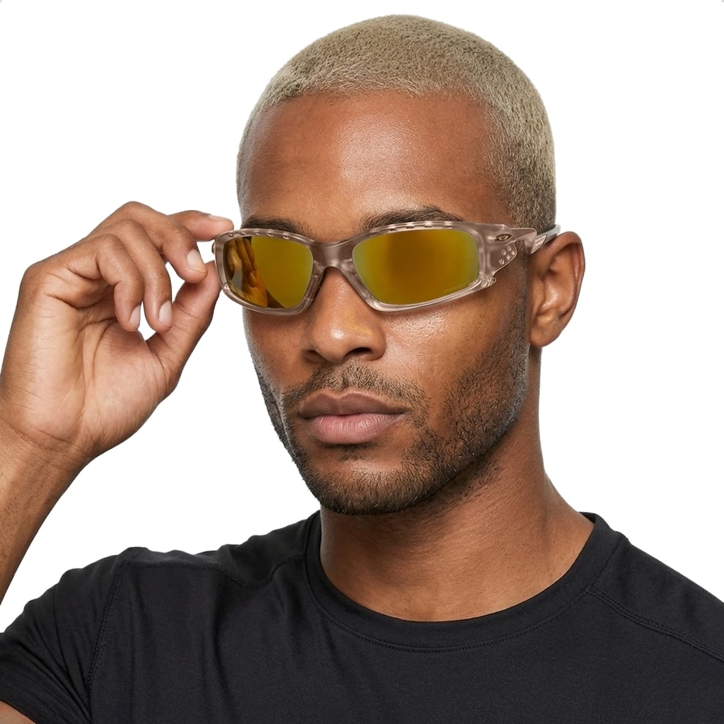 Imagem 3 do produto Óculos de Sol Unissex Oakley Plantaris SQ Prizm 24K Polarized