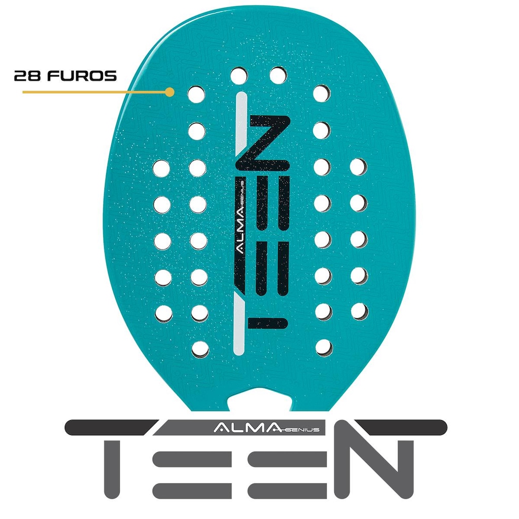 Imagem 5 do produto Raquete Beach Tennis Alma Genius Teen - Infantil