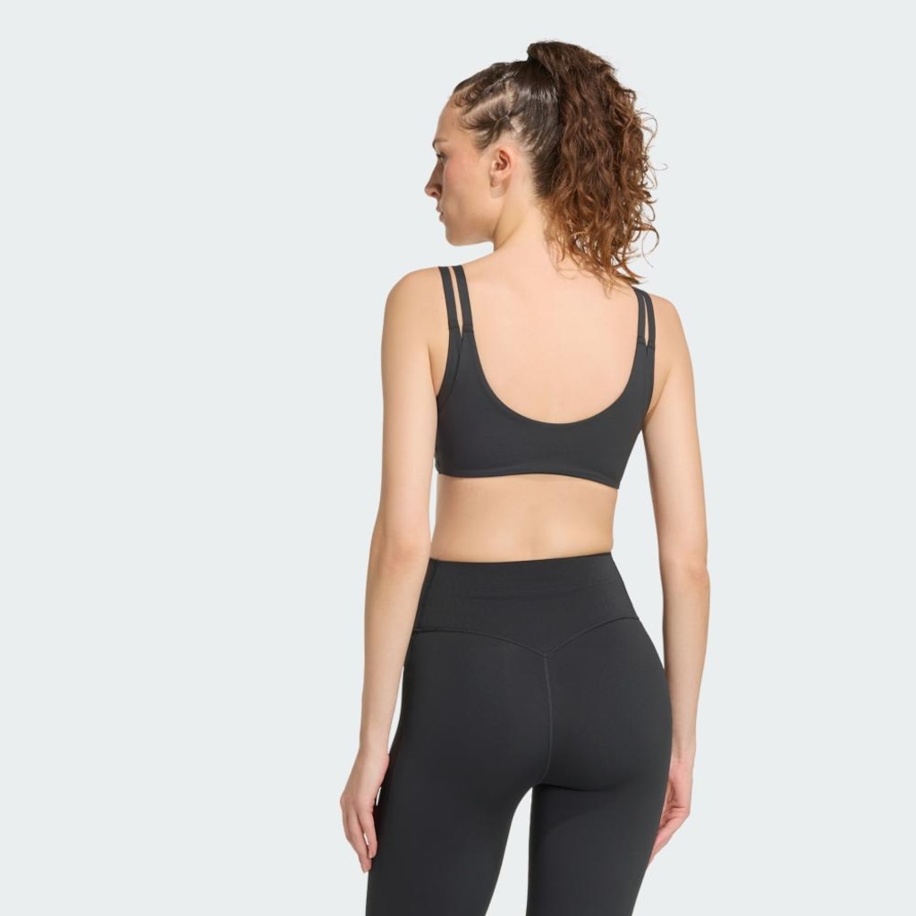 Imagem 3 do produto Top Esportivo Reversível de Sustentação Leve Optime Workout Twist adidas Feminino