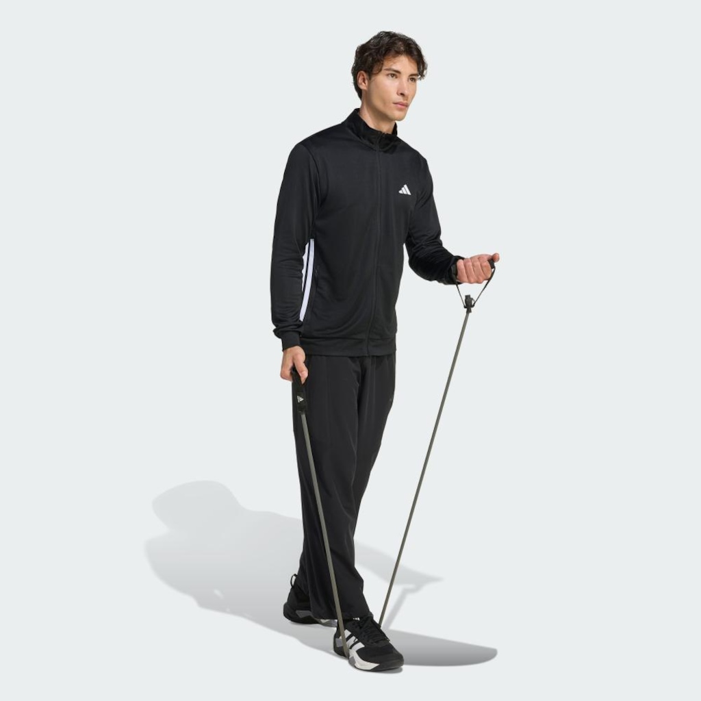 Imagem 4 do produto Jaqueta Tricot adidas Workout Essentials All-Set Três Listras Masculino