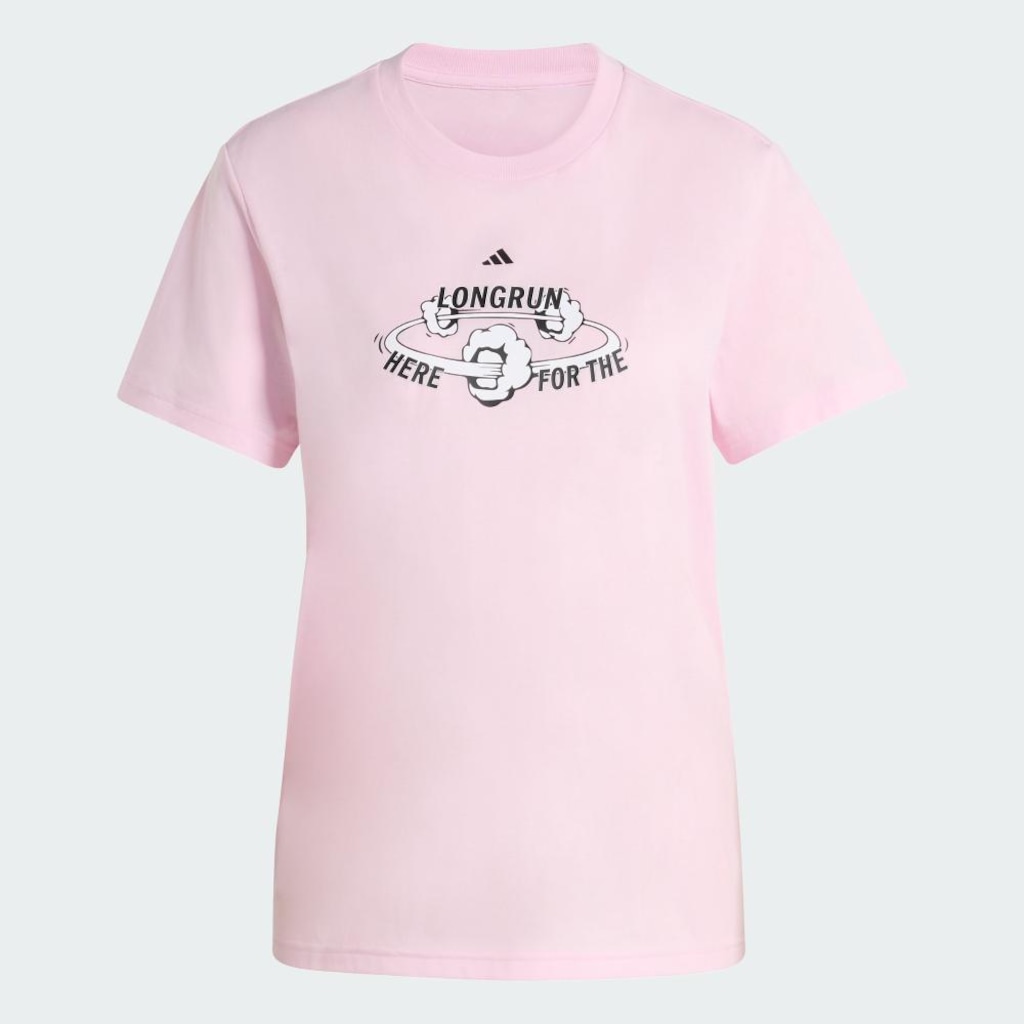 Imagem 2 do produto Camiseta Estampada For The Long Run adidas Feminina