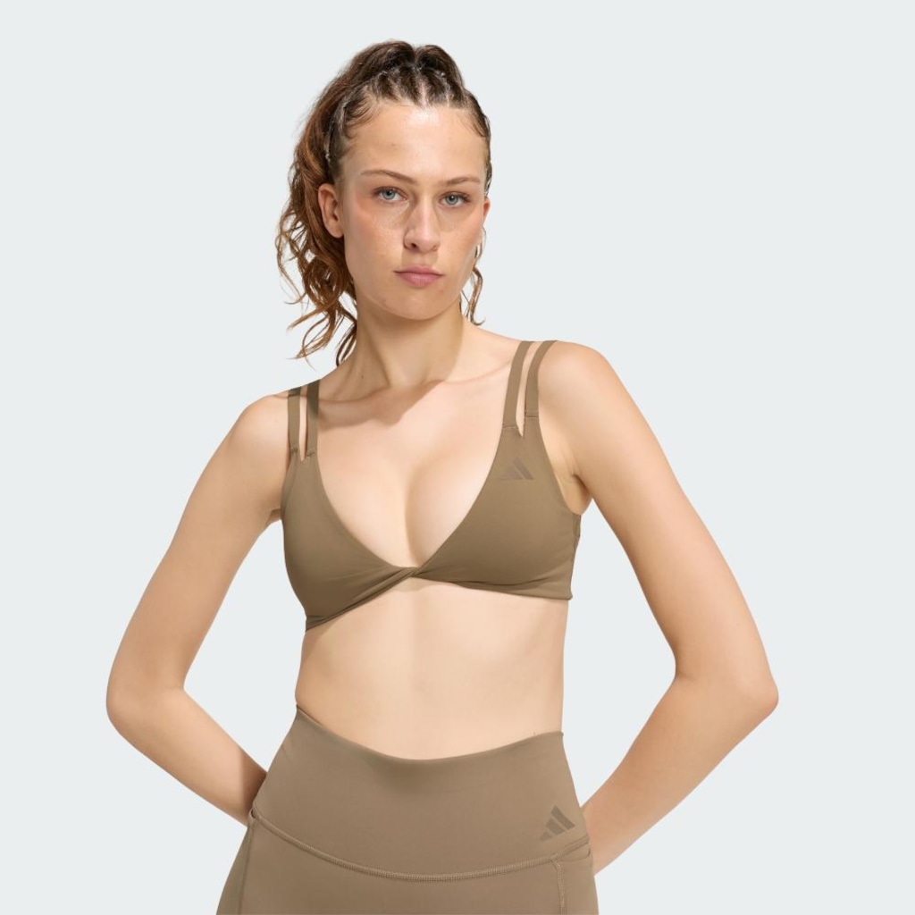 Imagem 5 do produto Top Fitness com Bojo Adidas Optime Workout Twist Feminino