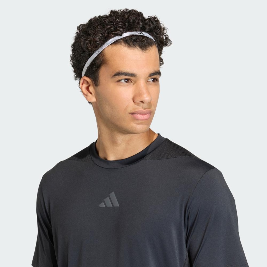 Imagem 3 do produto Faixa de Cabelo Adidas Treino Unissex - Pacote com 3