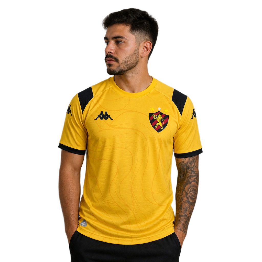 Imagem 2 do produto Camisa do Sport Recife Kappa Treino 2026 Atleta - Masculina