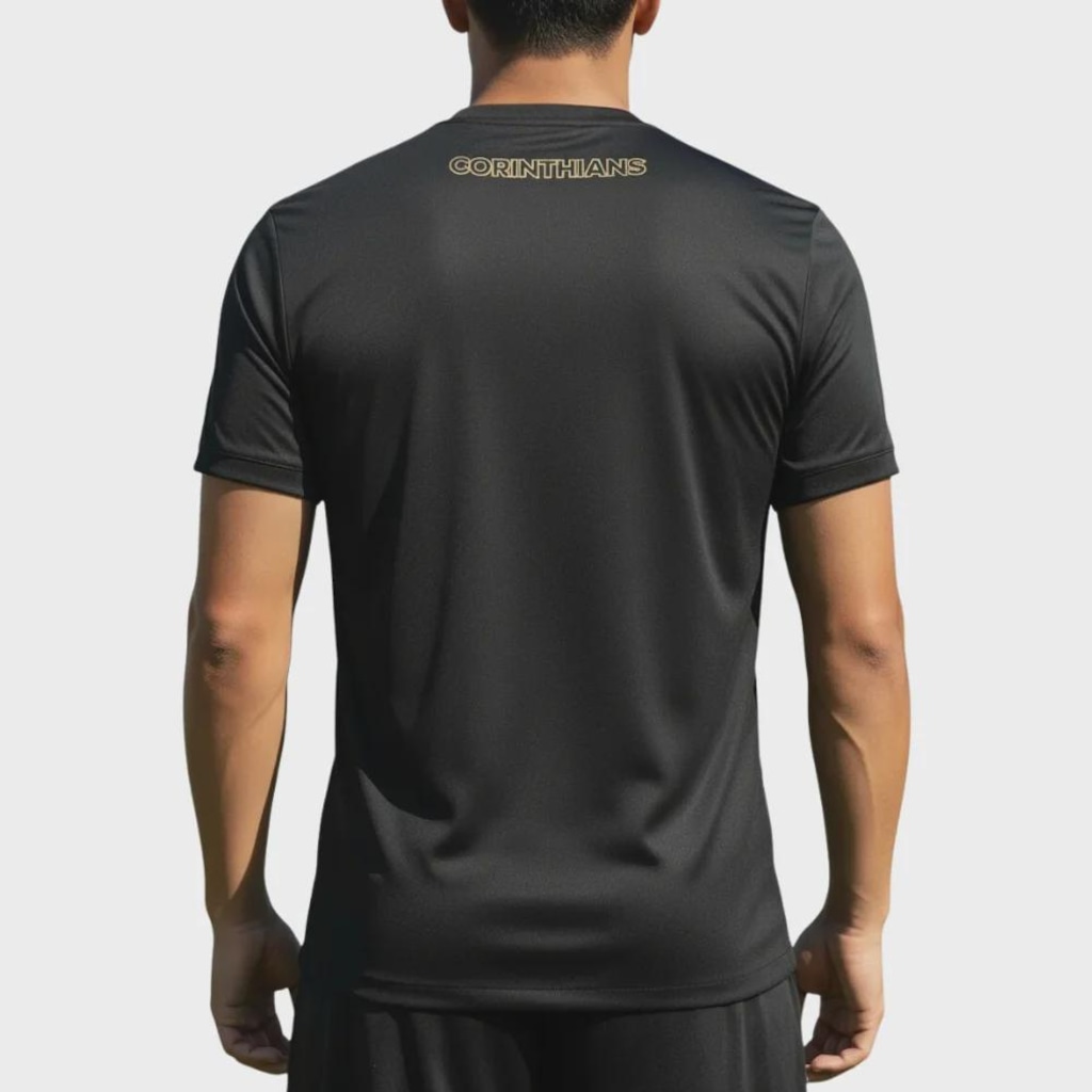 Imagem 3 do produto Camiseta do Corinthians Logo Bordado Coimbra - Masculina