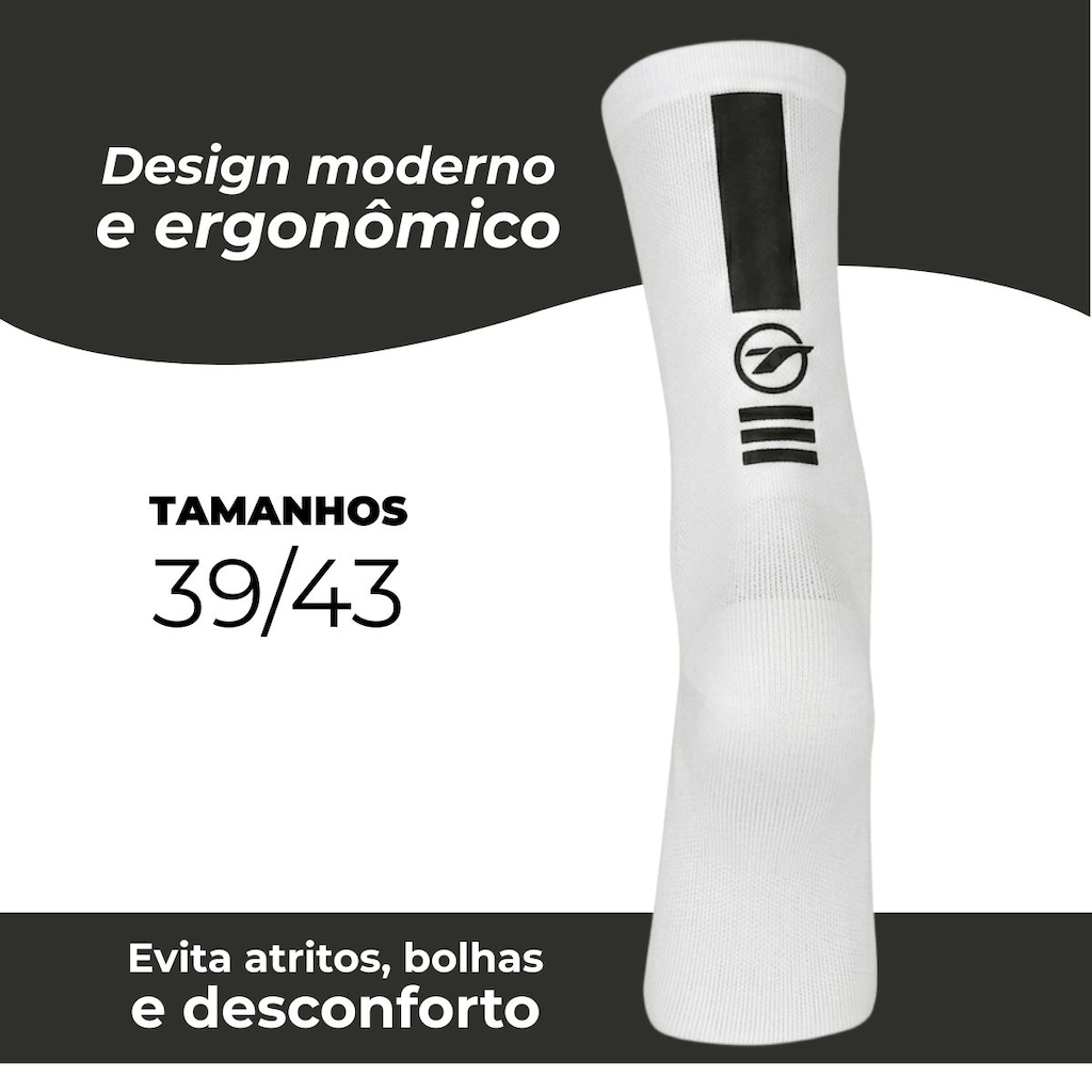 Imagem 2 do produto Meia Cano Médio Ciclismo Corrida Esportiva TSW Ride Mod 3 - Unissex