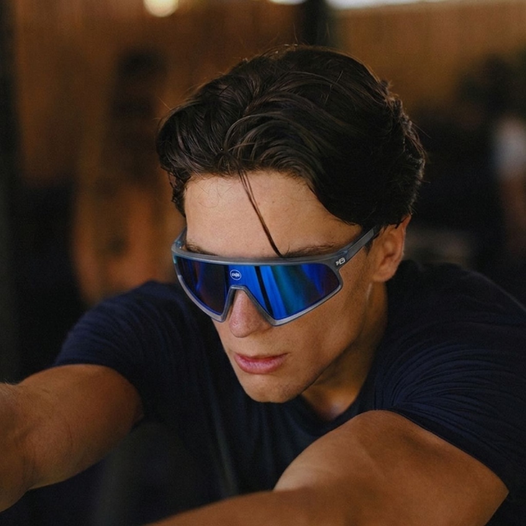 Imagem 4 do produto Óculos de Sol Unissex Esportivo HB Ion Cobalt Blue