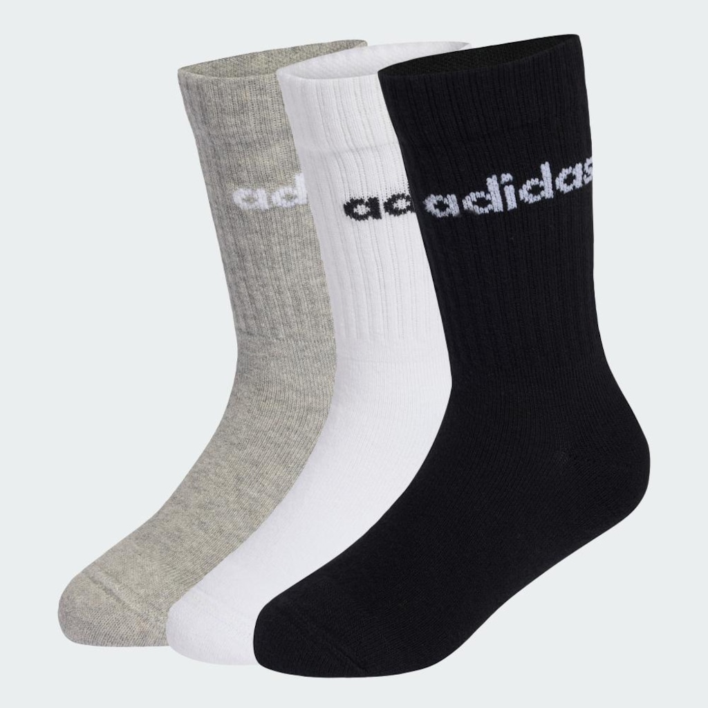 Imagem 2 do produto Meia adidas Linear - 3 Pares - Infantil