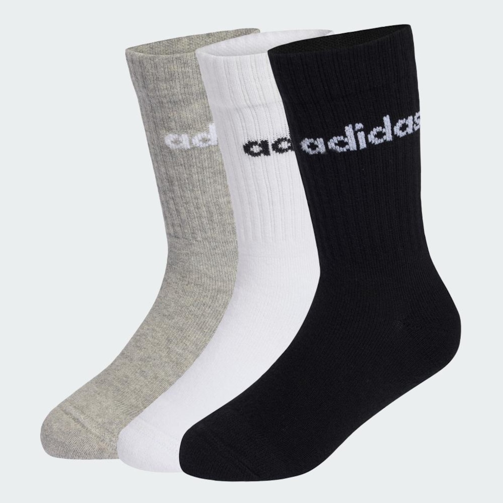 Imagem 3 do produto Meia adidas Linear - 3 Pares - Infantil