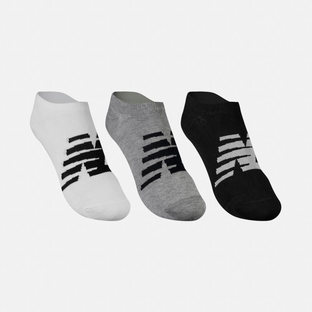 Imagem 2 do produto Meia New Balance Invisível Unissex - 3 Pares
